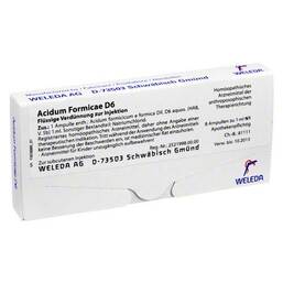 Abbildung: Acidum Formicae D 6 Ampullen 8 St, Ampullen PZN 07000397