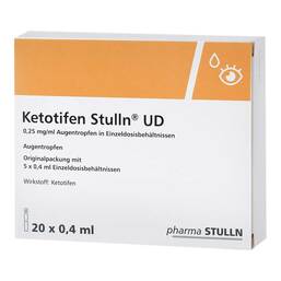 Abbildung: Ketotifen Stulln UD Augentropfen Einzeldosispipette 20X0.4 ml, Einzeldosispipetten PZN 07004515