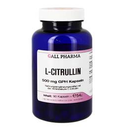 Abbildung: L-Citrullin 500 mg GPH Kapseln Kapseln, 90 St PZN 07011685