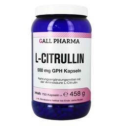 Abbildung: L-Citrullin 500 mg GPH Kapseln 750 St, Kapseln PZN 07012851