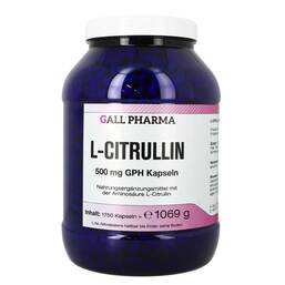 Abbildung: L-Citrullin 500 mg GPH Kapseln 1750 St, Kapseln PZN 07012868