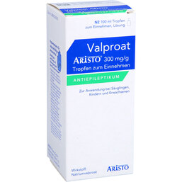 Abbildung: Valproat Aristo 300 mg / g Tropfen zum Einnehmen 100 ml, Tropfen zum Einnehmen PZN 07021904
