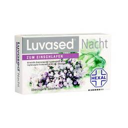 Abbildung: Luvased Nacht zum Einschlafen überzogene Tabletten Überzogene Tabletten, 100 St PZN 07031647