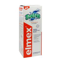 Abbildung: Elmex Junior Zahnspülung Spüllösung, 400 ml PZN 07040008