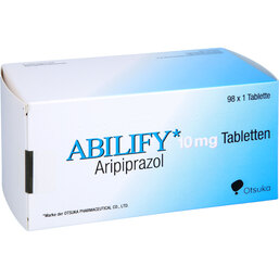 Abbildung: Abilify 10 mg Tabletten 98 St, Tabletten PZN 07049452