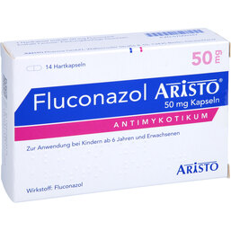Abbildung: Fluconazol Aristo 50 mg Kapseln 14 St, Hartkapseln PZN 07060347