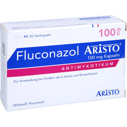 Abbildung: Fluconazol Aristo 100 mg Kapseln 20 St, Hartkapseln PZN 07060399