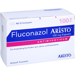 Abbildung: Fluconazol Aristo 100 mg Kapseln 50 St, Hartkapseln PZN 07060695