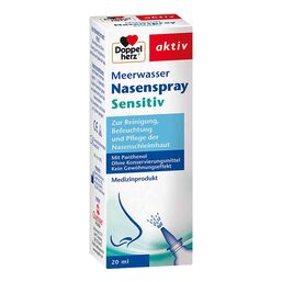 Abbildung: Doppelherz Meerwasser Nasenspray mit Panthenol Spray, 20 ml PZN 07090650