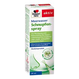 Abbildung: Doppelherz Meerwasser Schnupfenspray Spray, 20 ml PZN 07090667