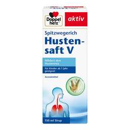Abbildung: Doppelherz Spitzwegerich Hustensaft V Saft, 150 ml PZN 07090733
