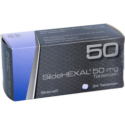 Abbildung: Sildehexal 50 mg Tabletten 24 St, Tabletten PZN 07098551