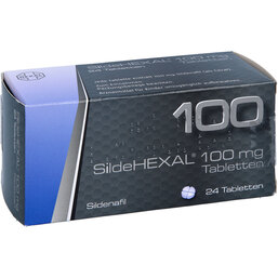Abbildung: Sildehexal 100 mg Tabletten 24 St, Tabletten PZN 07098574