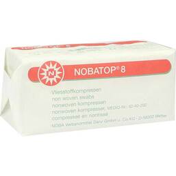 Abbildung: Nobatop 8 Kompressen 5x5cm u 100 St, Kompressen PZN 07099160