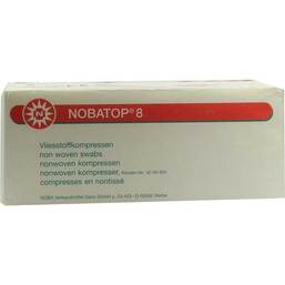 Abbildung: Nobatop 8 Kompressen 7,5x7,5 200 St, Kompressen PZN 07099177