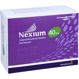 Abbildung: Nexium 40 mg magensaftresistente Tabletten 90 St, Tabletten magensaftresistent PZN 07099527