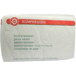 Abbildung: Mullkompressen 10x20cm 8-fac 100 St, Kompressen PZN 07099680