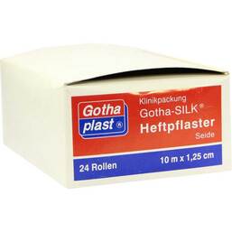 Abbildung: Gotha Silk Heftpflaster Seide 1,2 24 St, Pflaster PZN 07105340