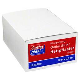 Abbildung: Gothaplast Heftpflaster Vlies 1,25 cm x 10 m Pflaster, 24 St PZN 07105417
