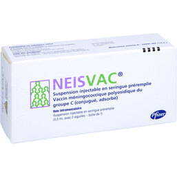 Abbildung: Neisvac-C Injektionssuspension.in einer Fertigspritze 1 St, Injektionssuspension PZN 07110909