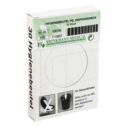 Abbildung: Hygienebeutel PE Dispenser Box 30 St PZN 07118957