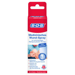 Abbildung: SOS Wund-Reinigungsspray Spray, 50 ml PZN 07127815