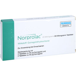 Abbildung: Norprolac 25 / 50 Tabletten Starte 2X3 St, Tabletten PZN 07129837