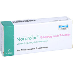 Abbildung: Norprolac 75 Tabletten 30 St, Tabletten PZN 07129866