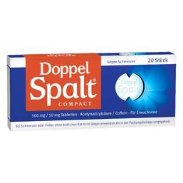 Abbildung: Doppel Spalt Compact Tabletten Tabletten, 20 St PZN 07135335