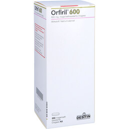 Abbildung: Orfiril 600 magensaftresistente Dragees 200 St, Dragees magensaftresistent PZN 07140715