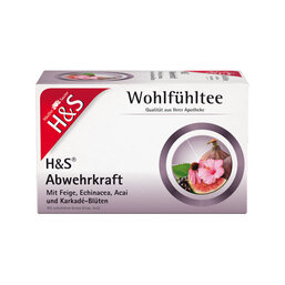 Abbildung: H&S Abwehrkraft Filterbeutel Filterbeutel, 20X1.8 g PZN 07141264