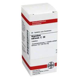 Abbildung: DHU Argentum nitricum C 30 Tabletten Tabletten, 80 St PZN 07141459