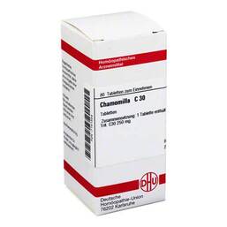 Abbildung: DHU Chamomilla C 30 Tabletten Tabletten, 80 St PZN 07141554