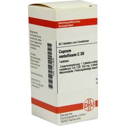 Abbildung: Cuprum metallicum C 30 Tabletten Tabletten, 80 St PZN 07141620