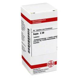 Abbildung: Sepia C 30 Tabletten Tabletten, 80 St PZN 07141815