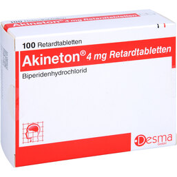 Abbildung: Akineton 4 mg retard Tabletten 100 St, Retard-Tabletten PZN 07143518