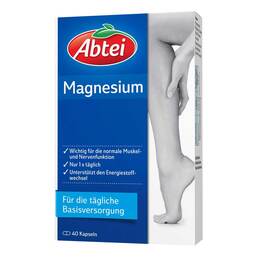 Abbildung: Abtei Magnesium Kapseln Kapseln, 40 St PZN 07145351