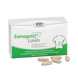 Abbildung: Sanagast Laves Tabletten 60 St, Tabletten PZN 07146273