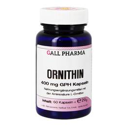 Abbildung: Ornithin 400 mg GPH Kapseln Kapseln, 60 St PZN 07147290
