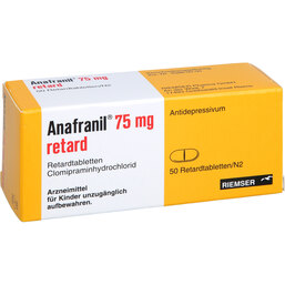 Abbildung: Anafranil 75 mg Dolorgiet Retardtabletten 50 St, Retard-Tabletten PZN 07152776