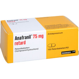 Abbildung: Anafranil 75 mg Dolorgiet Retardtabletten 100 St, Retard-Tabletten PZN 07152782