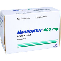 Abbildung: Neurontin 400 mg Hartkapseln 100 St, Hartkapseln PZN 07153971
