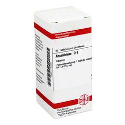 Abbildung: DHU Absinthium D 6 Tabletten Tabletten, 80 St PZN 07156656