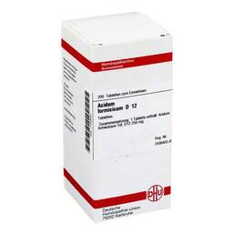 Abbildung: DHU Acidum formicicum D 12 Tabletten Tabletten, 200 St PZN 07156840