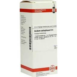 Abbildung: DHU Acidum salicylicum D 4 Dilution Dilution, 50 ml PZN 07157265