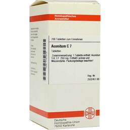 Abbildung: DHU Aconitum C 7 Tabletten Tabletten, 200 St PZN 07157414