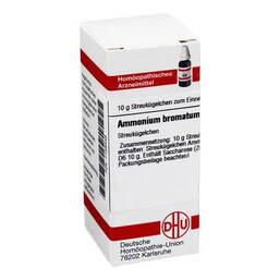 Abbildung: DHU Ammonium bromatum D 6 Globuli Globuli, 10 g PZN 07158448