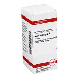 Abbildung: DHU Ammi visnaga D 6 Tabletten Tabletten, 80 St PZN 07158715