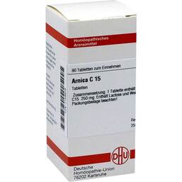 Abbildung: DHU Arnica C 15 Tabletten Tabletten, 80 St PZN 07159979