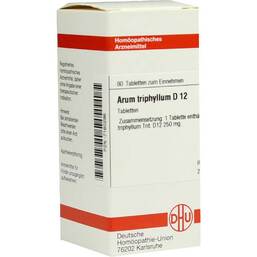 Abbildung: DHU Arum triphyllum D 12 Tabletten Tabletten, 80 St PZN 07160296